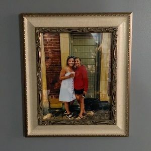2 gold 8x10 picture frames